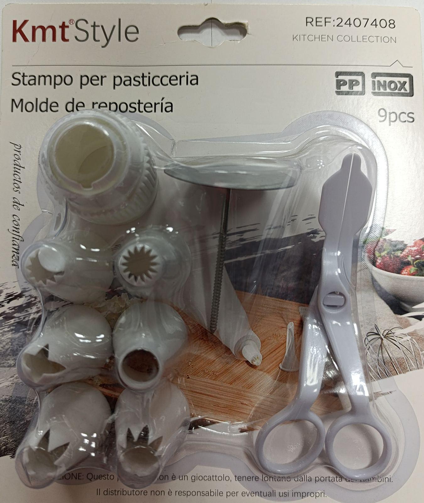 Набір для прикрашання випічки Kmt Style Kitchen Collection 2407408 9 предметів (2407408)