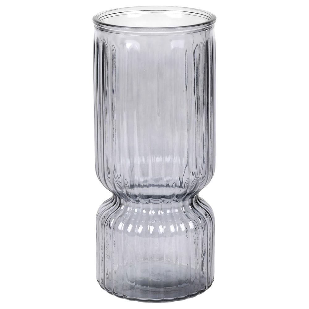 Ваза стеклянная R35299 11х24 см Полупрозрачный/Серий (30167453) Ваза стеклянная R35299 11х24 см Полупрозрачный/Серий (30167453)