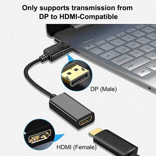 Переходник DisplayPort M to HDMI F 0,15 м Black (DMHF4PP15K) - фото 6 Переходник DisplayPort M to HDMI F 0,15 м Black (DMHF4PP15K) - фото 6