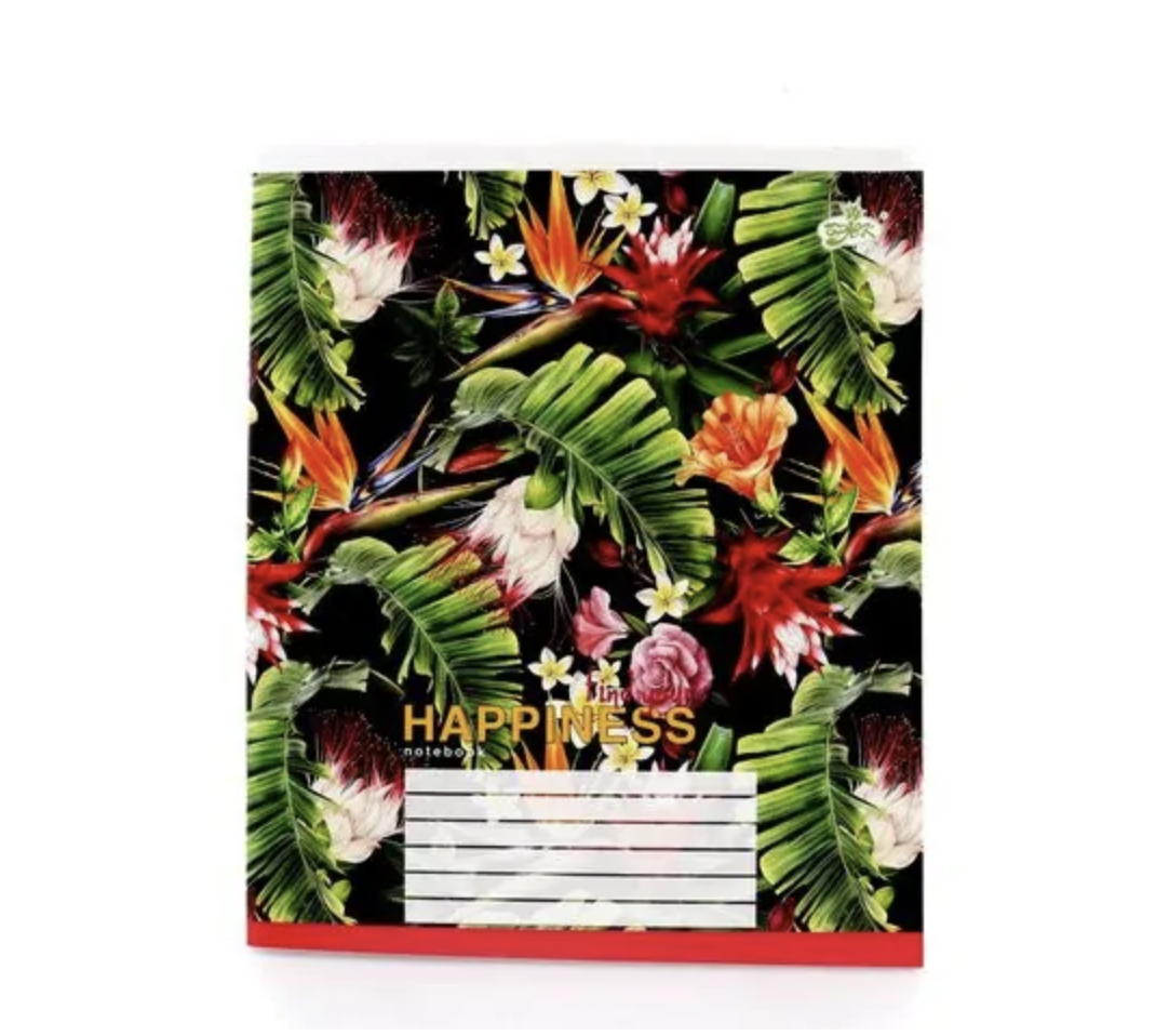 Шкільний зошит 1 Вересня 766402 36 аркушів у клітинку Floral series (4823092275622)