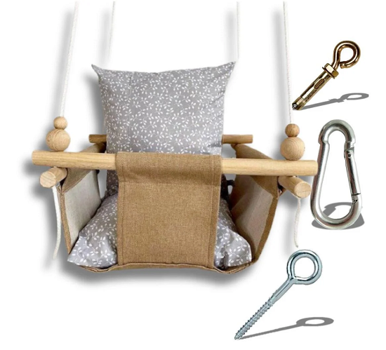 Детская качеля Infancy Карамелька Серый (5748189)