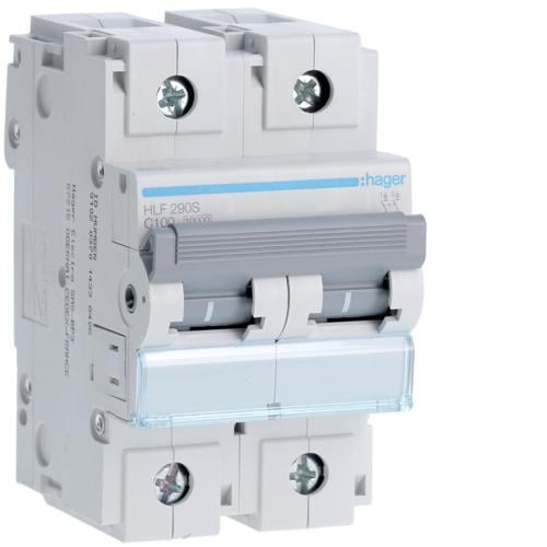 Автоматический выключатель 2P 10 kA C-100A 3M (HLF290S)