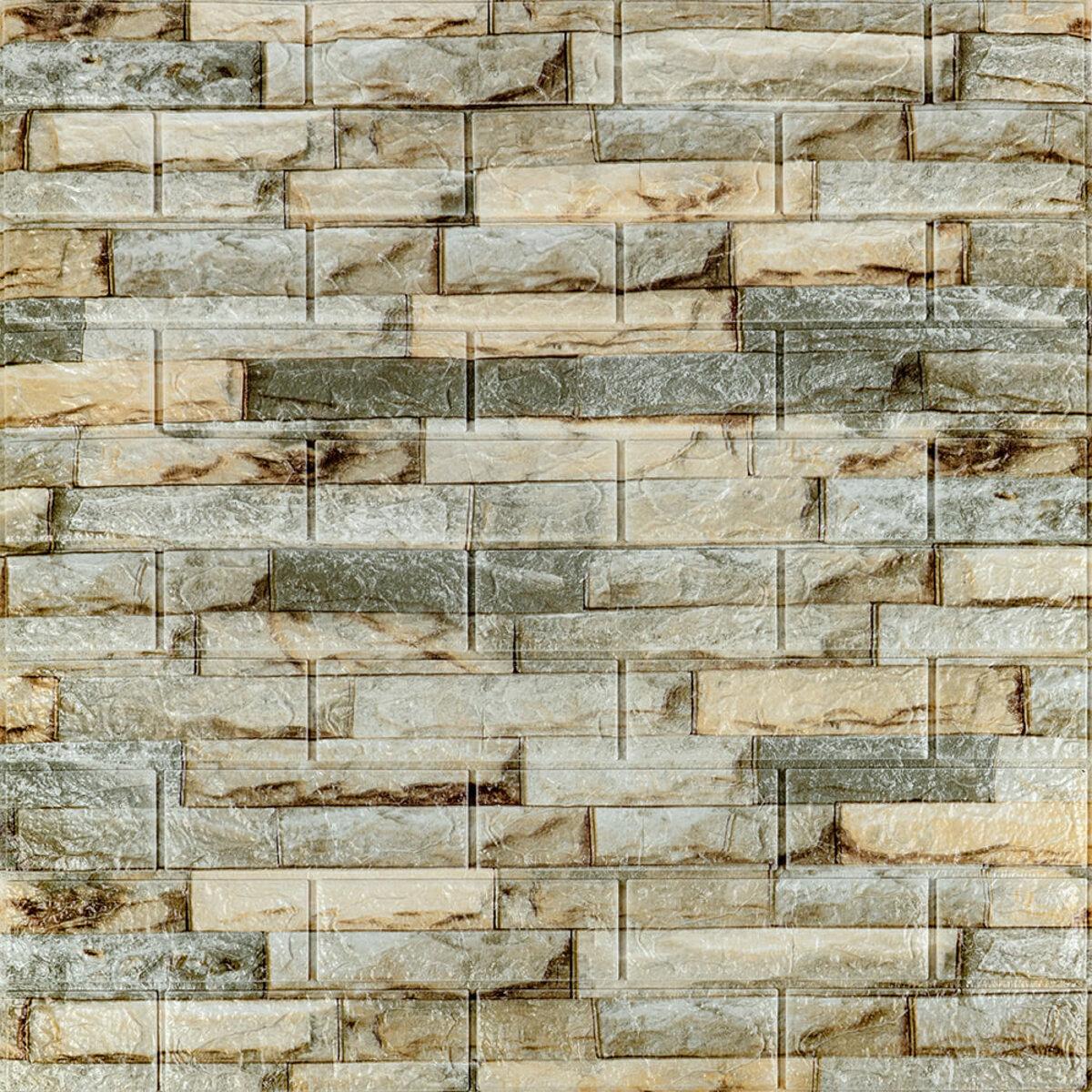 Панель самоклеящаяся Кирпич катеринославский 700х770х5 мм (00003309)