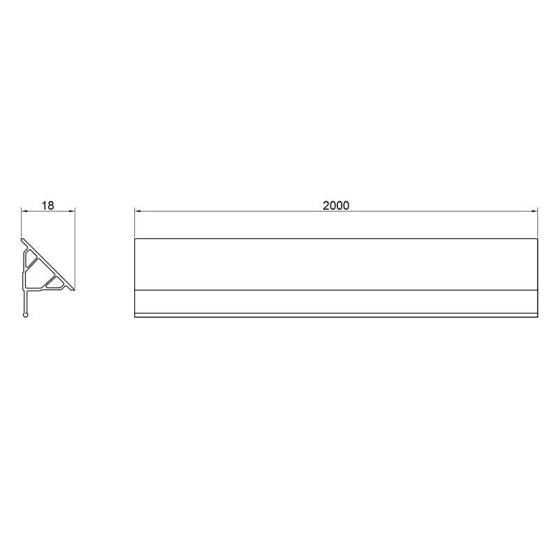 Планки декоративные Q-tap для поддона и ванны 2x2 м (WCS022) - фото 2