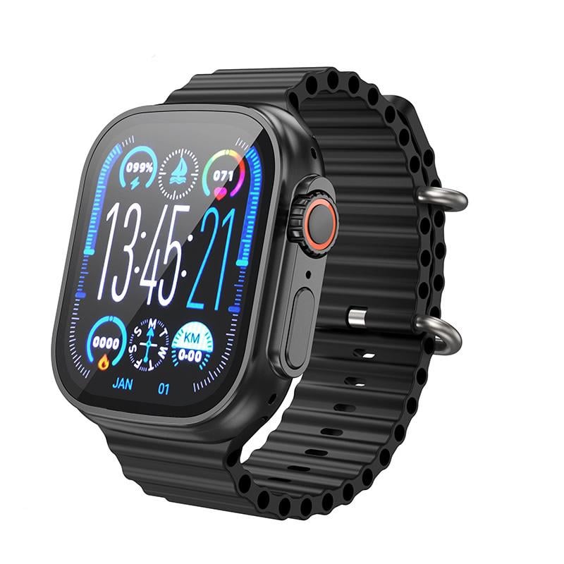 Смарт-годинник Hoco DY12 Ultra AMOLED Smart sports watch Black