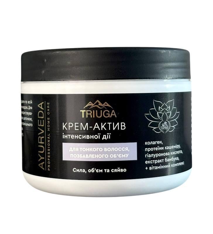 Крем-актив TRIUGA AYURVEDA для тонких волос Сила объем и сияние 300 мл
