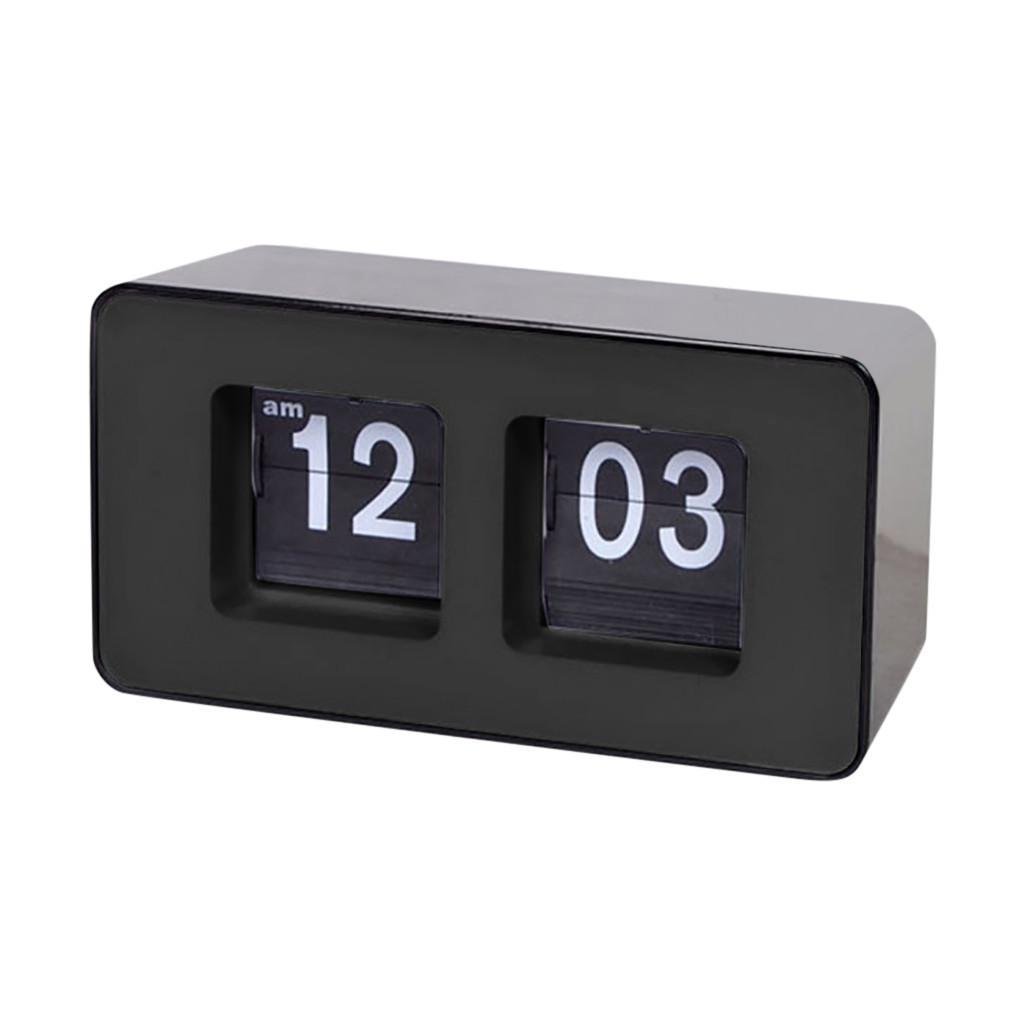 Перекидний годинник Flip Clock Vintage 17,5х7х9 см Чорний