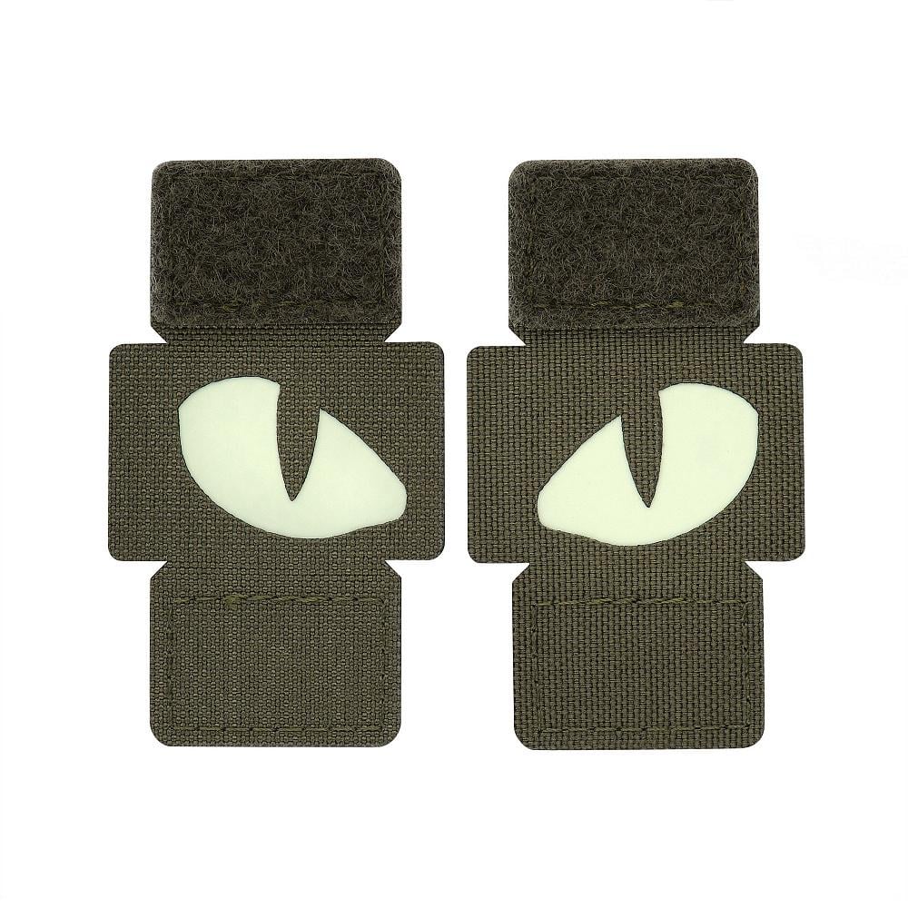 Нашивка M-Tac Tiger Eyes Laser Cut пара Ranger Green