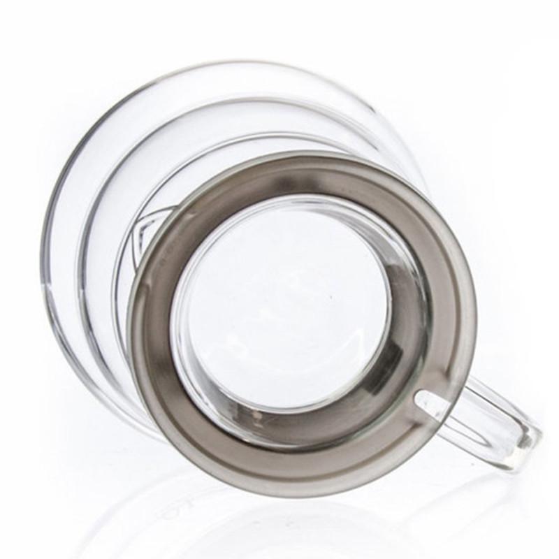 Набір для приготування кави Choxila 11737 пуровер сервер скляний 300 мл (24366957) - фото 4