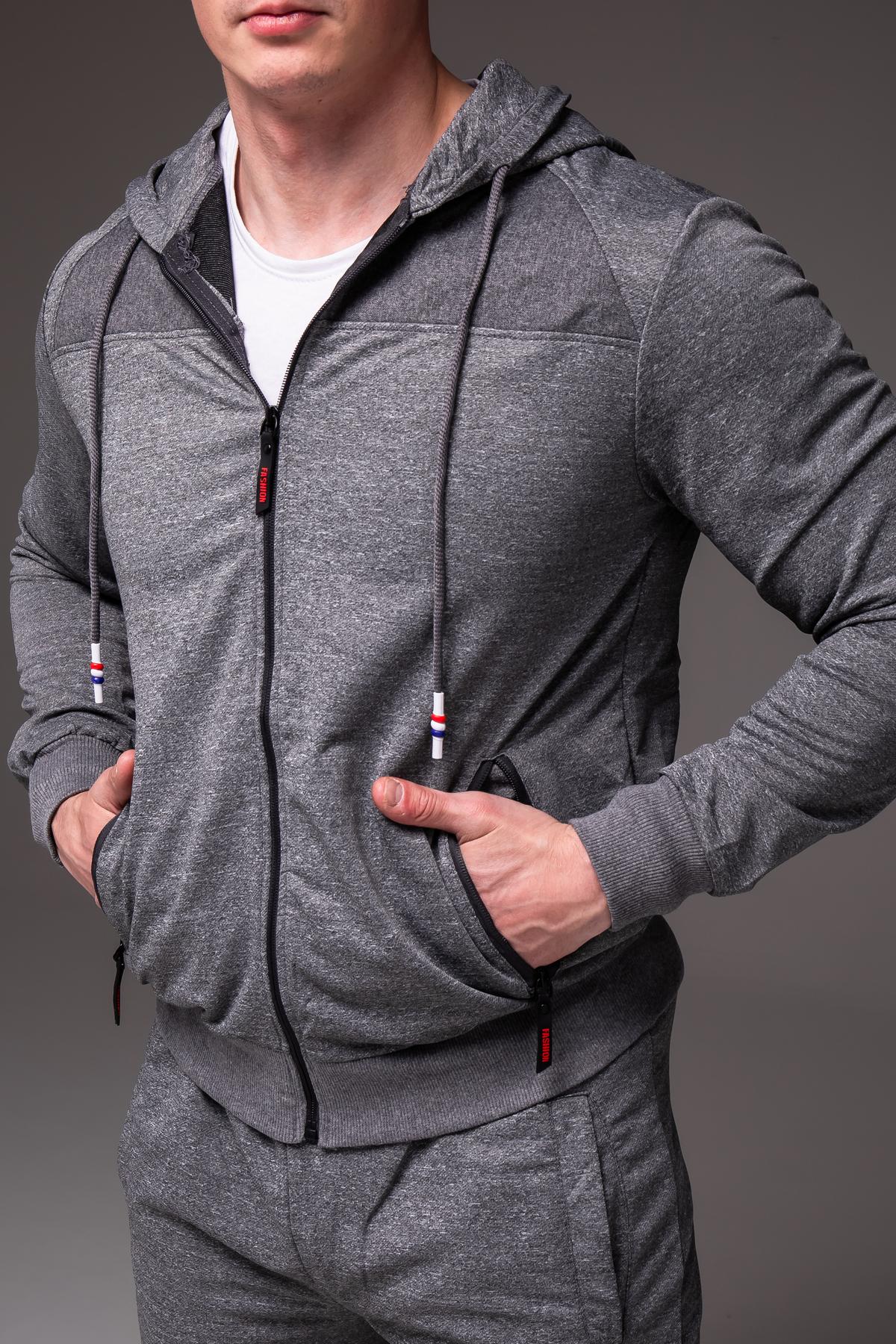 Спортивний костюм чоловічий Elbow трикотажний XL Сірий (2375/1/3) - фото 8