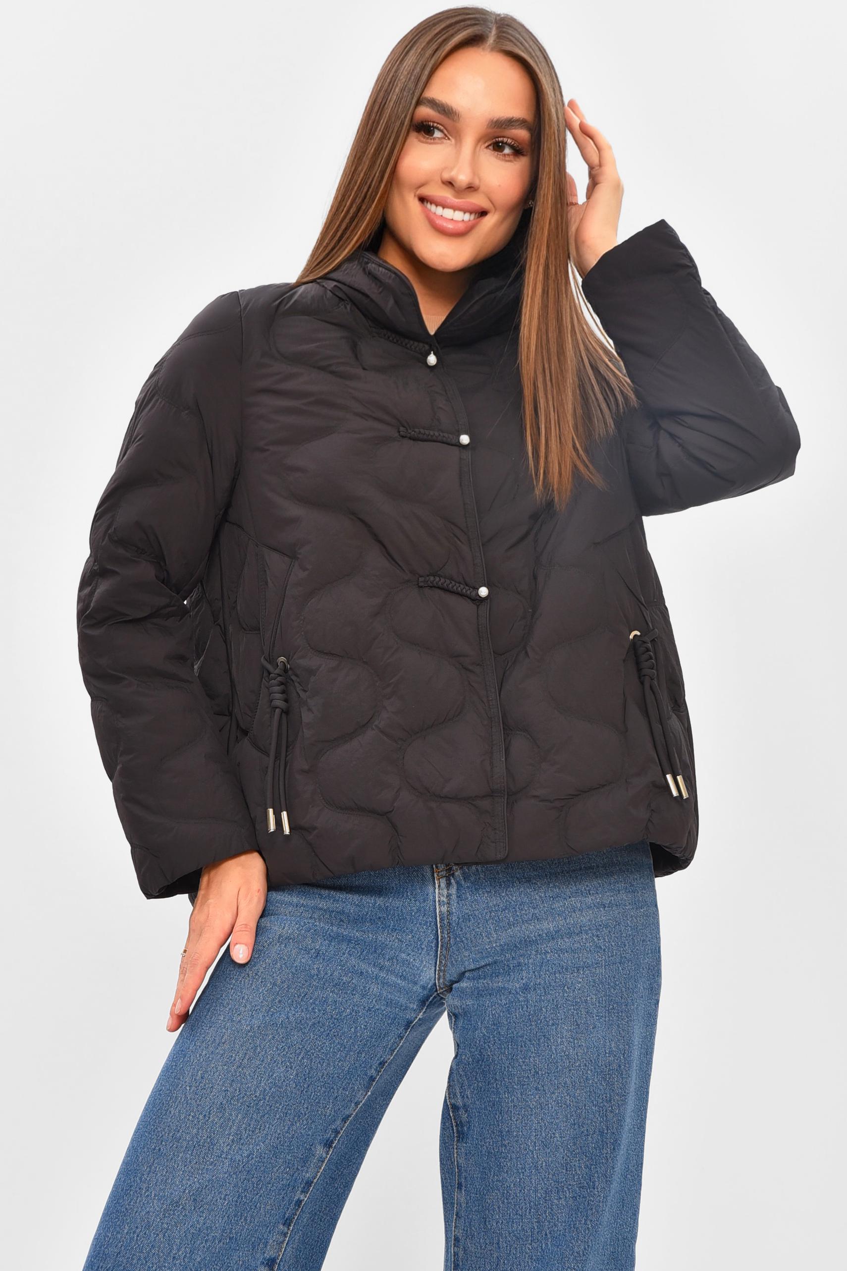 Куртка жіноча демісезонна S Чорний (205796)