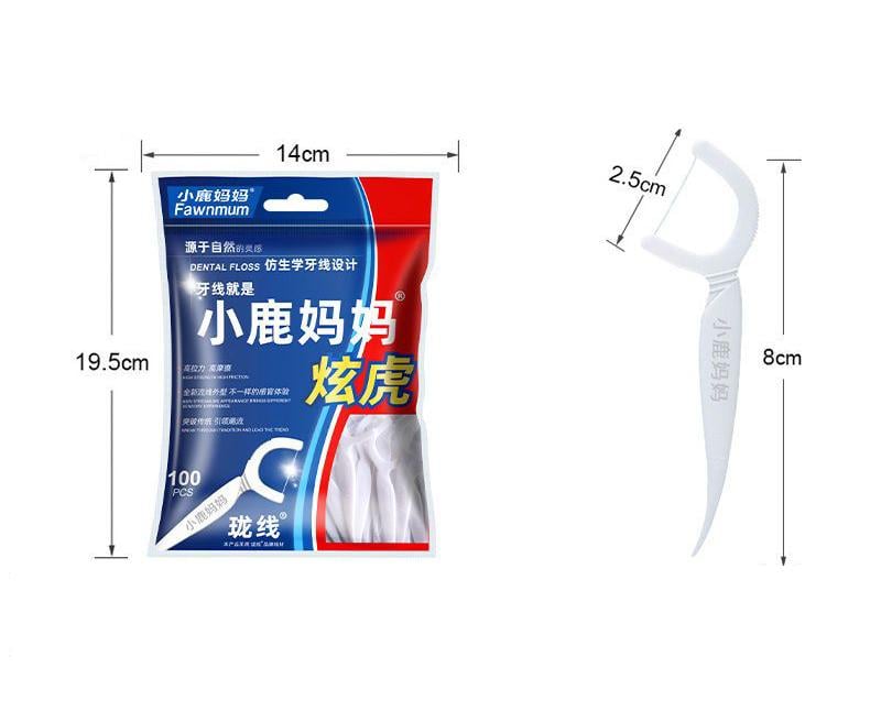 Флосс-зубочистки Fawnmum 100 шт. - фото 3 Флосс-зубочистки Fawnmum 100 шт. - фото 3