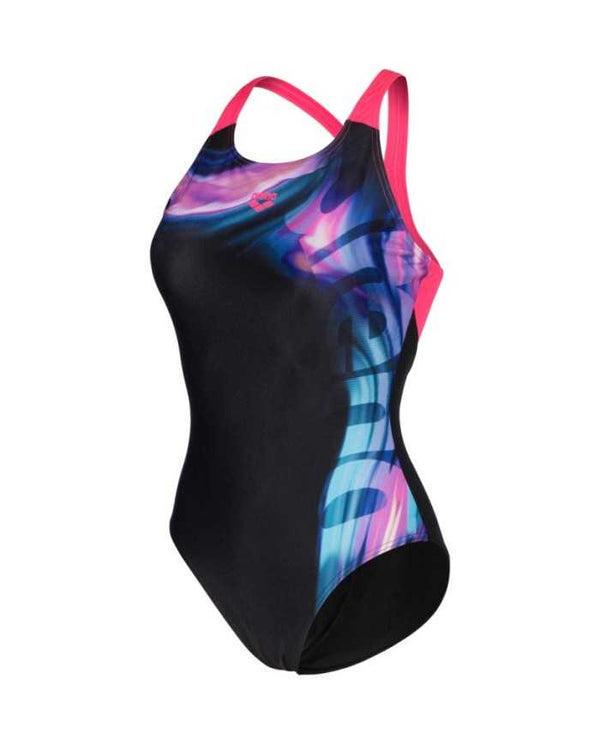 Купальник закритий для жінок Arena DREAMHLINE SWIMSUIT V BACK р. 38 Чорний (008328-500 38) - фото 3 Купальник закритий для жінок Arena DREAMHLINE SWIMSUIT V BACK р. 38 Чорний (008328-500 38) - фото 3