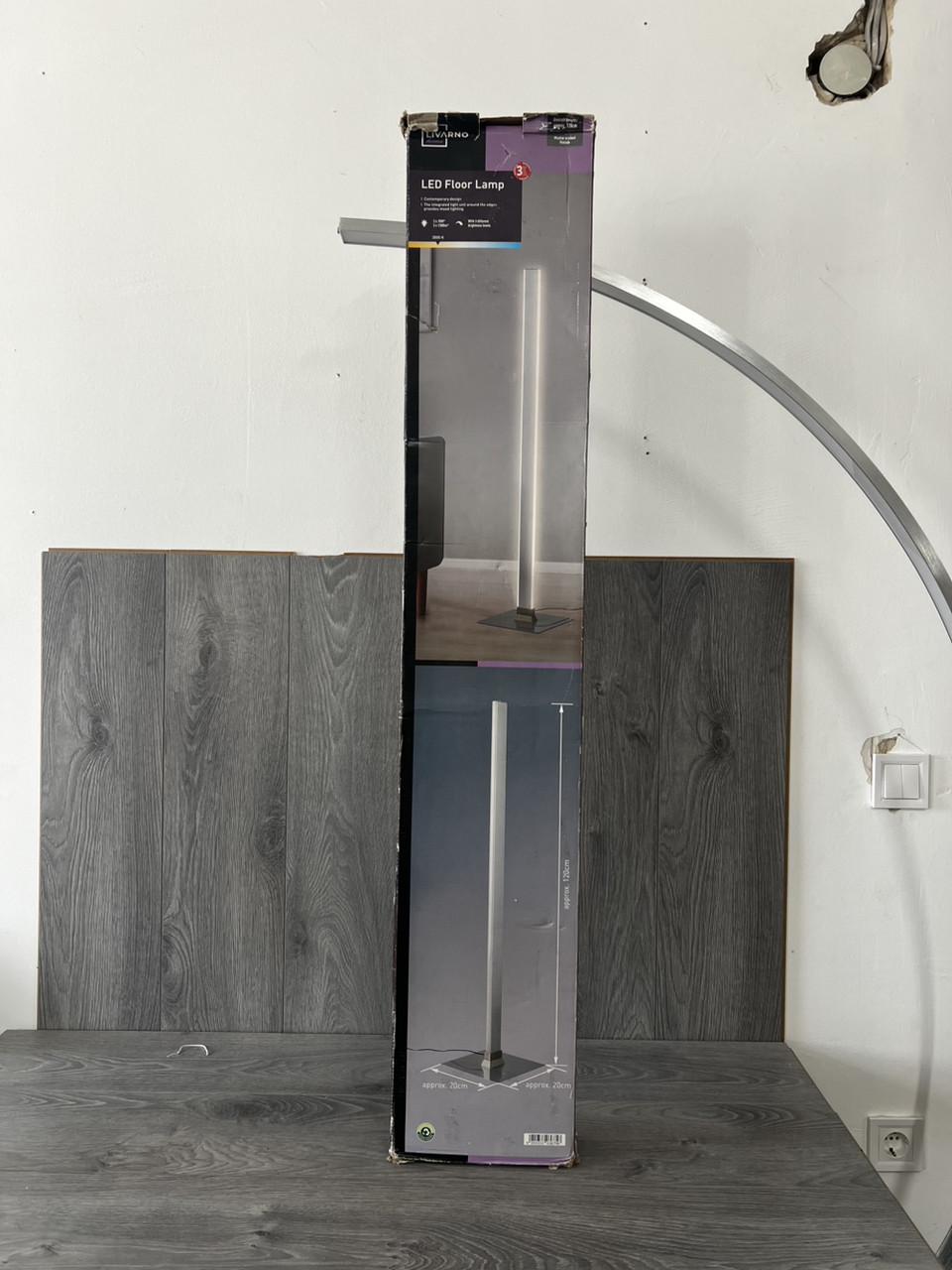 Лампа LED Livarno Lux 3000К теплый свет корпус металл-пластик 120 см Серебряный - фото 3 Лампа LED Livarno Lux 3000К теплый свет корпус металл-пластик 120 см Серебряный - фото 3