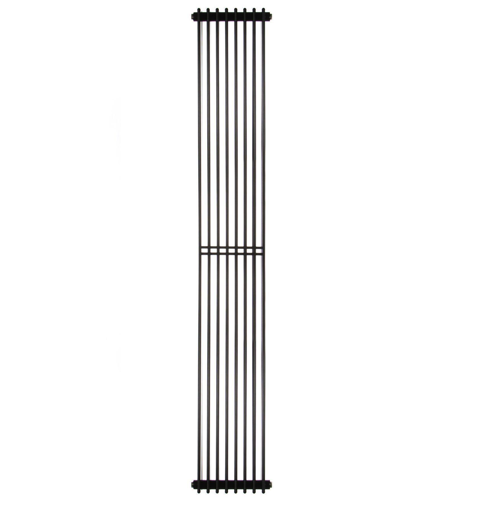 Радиатор дизайнерский вертикальный Betatherm Metrum 1800x255 мм Черный матовый (BT-BM6 2180-30/08 9005M 99)