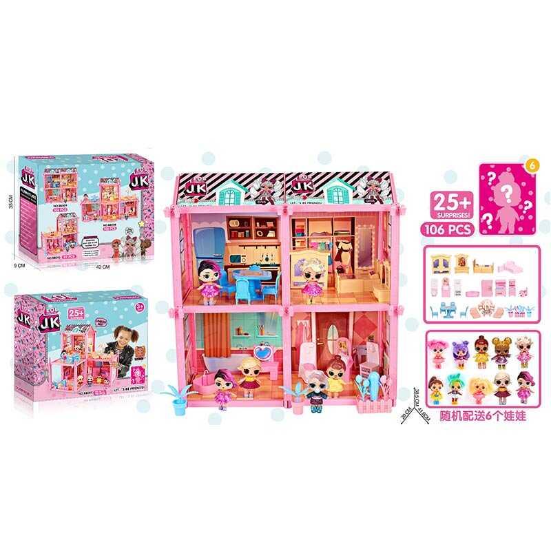 Домик BB 009 2 этажа 106 эл. (6040038) - фото 2 Домик BB 009 2 этажа 106 эл. (6040038) - фото 2