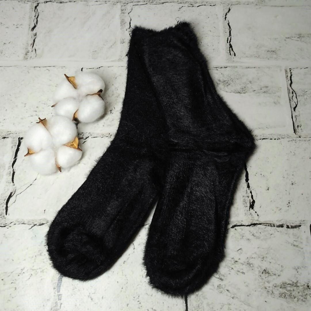 Термоноски женские норка/кашемир р. 36-41 Черный (BY-555-2)