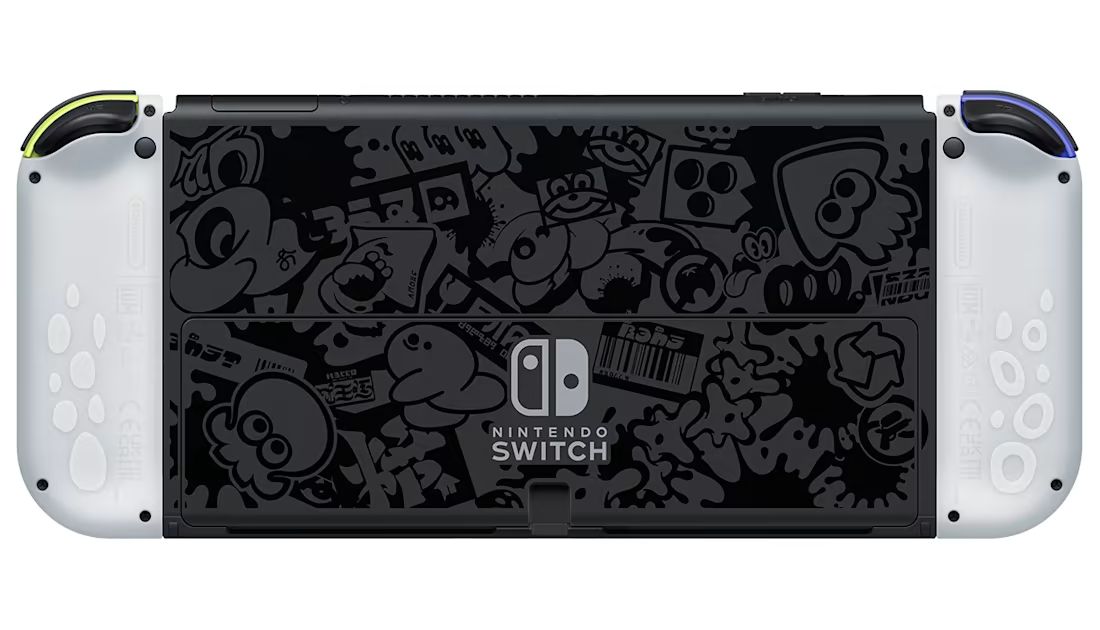 Игровая консоль портативная Nintendo Switch OLED Splatoon 3 Edition - фото 2