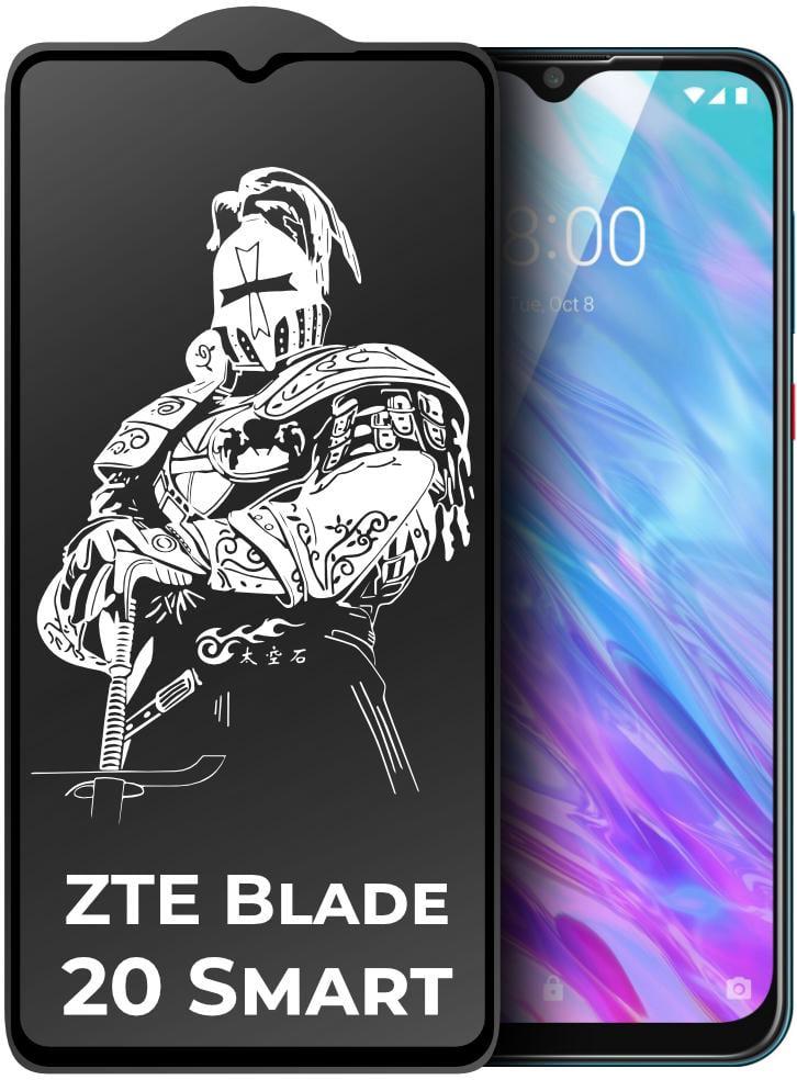 Защитное стекло King Fire ZTE Blade 20 Smart (Full Glue) Black (30301)