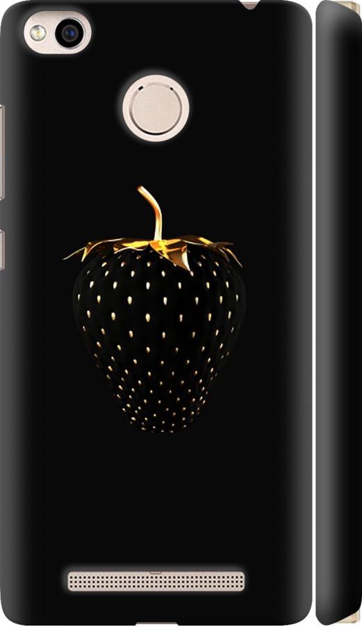 Чехол на Xiaomi Redmi 3x Черная клубника (3585m-441-42517)