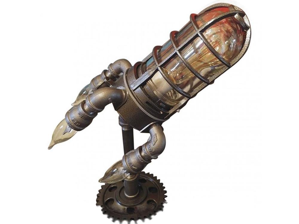 Лампа светильник настольная ракета ретро (1010-202-00)