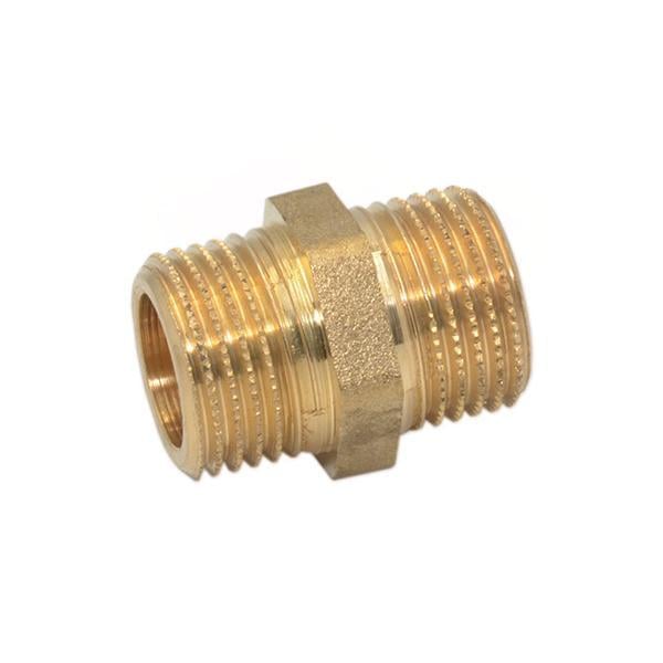 Ниппель латунный Pattaroni 3/8" наружная резьба (F189R001)