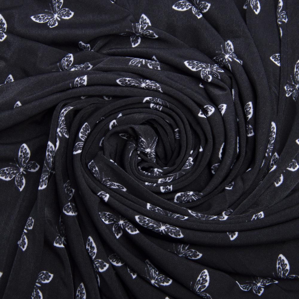 Ткань трикотаж Мадина Бабочки 200 гр/м2 (23405)