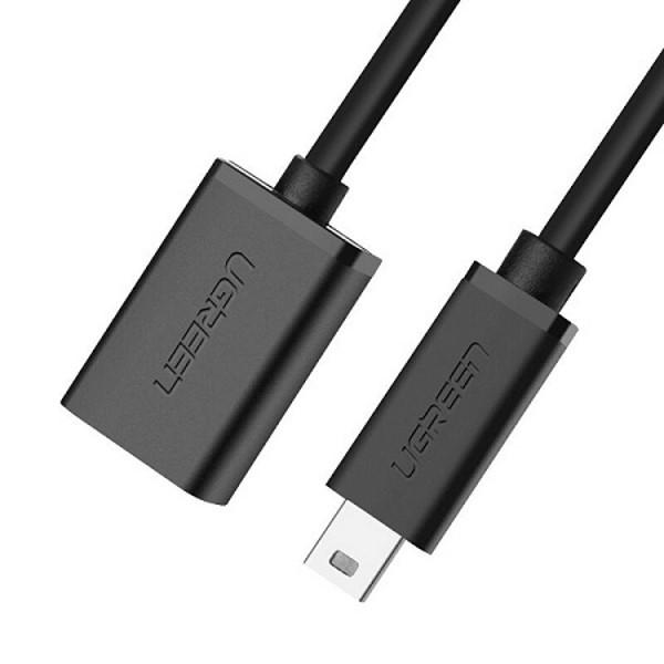 Кабель-адаптер Mini USB OTG Ugreen US249 12 см Черный - фото 4