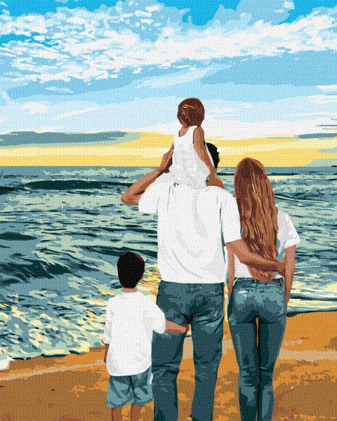 Картина по номерам Идейка Моя семья 40x50 см (KHO4743)