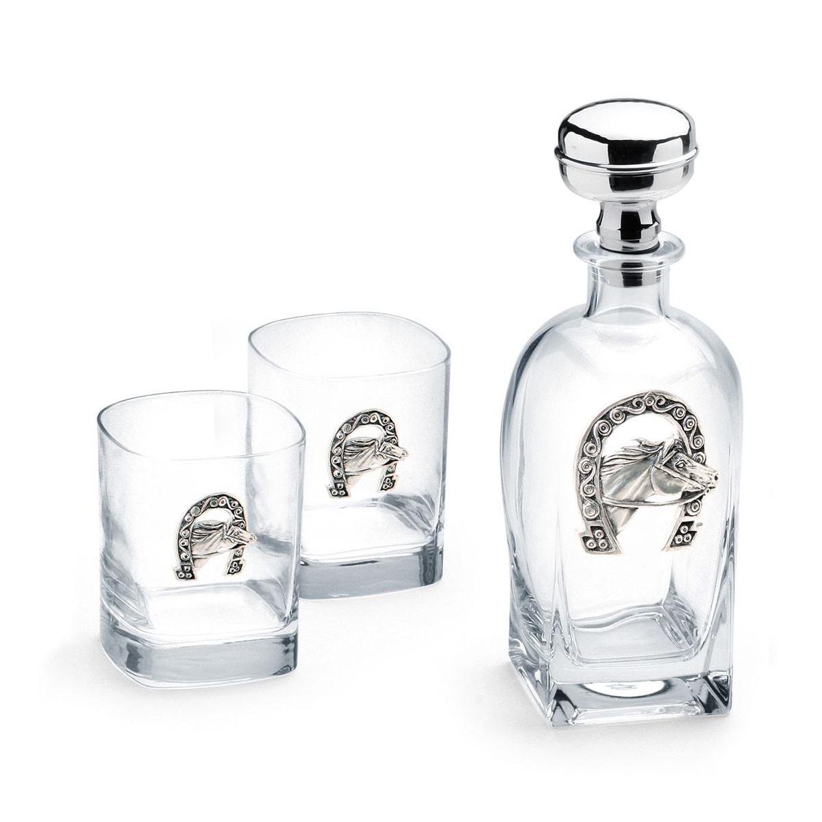 Набір для віскі Підкова графин та 2 склянки