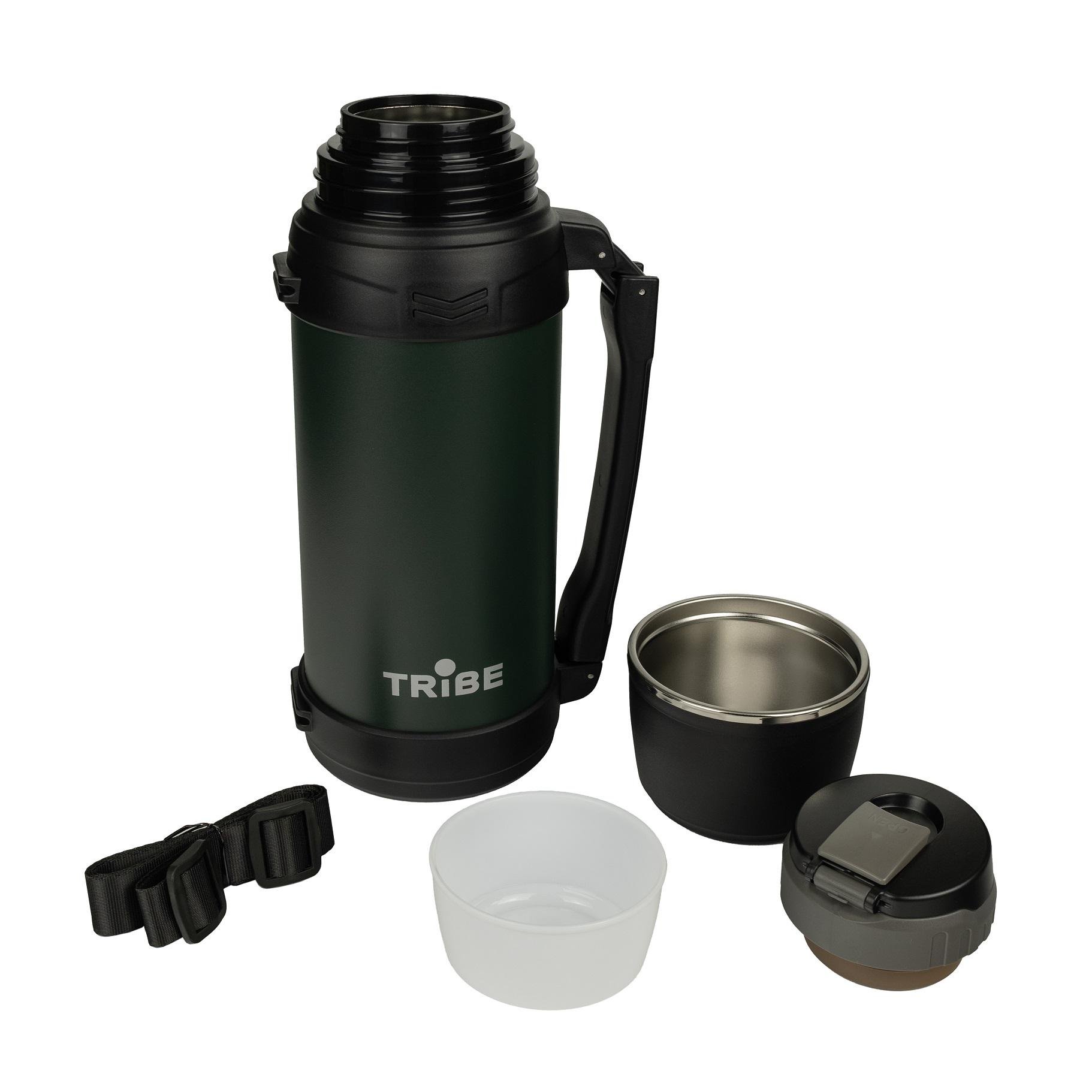 Термос с ручкой Tribe Family Line 2,5 л Оливковый (T-DG-0002-olive) - фото 4 Термос с ручкой Tribe Family Line 2,5 л Оливковый (T-DG-0002-olive) - фото 4