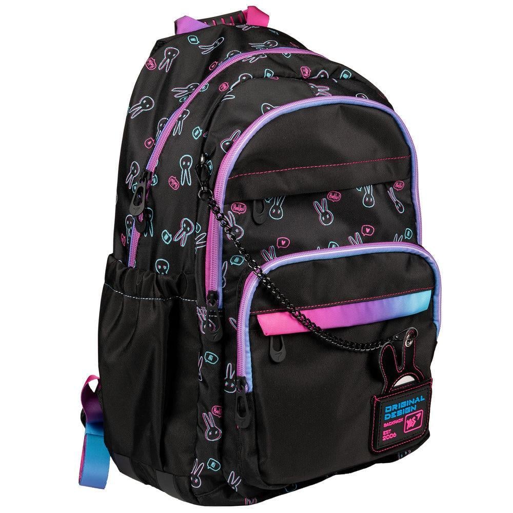 Рюкзак шкільний YES Glamorous Bunny 45,5x31,5x15,5 см 22 л Чорний (559614)