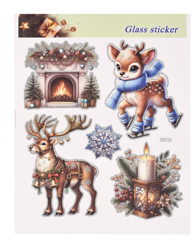 Наклейка на окна Santa&Co 31х38 см (R33999) Наклейка на окна Santa&Co 31х38 см (R33999)