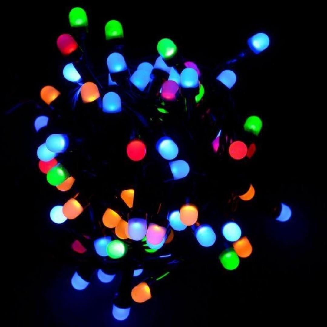 Гирлянда штора UKC RD-7175 100 LED RGB 9 м Разноцветный (3-5-13787) Гирлянда штора UKC RD-7175 100 LED RGB 9 м Разноцветный (3-5-13787)