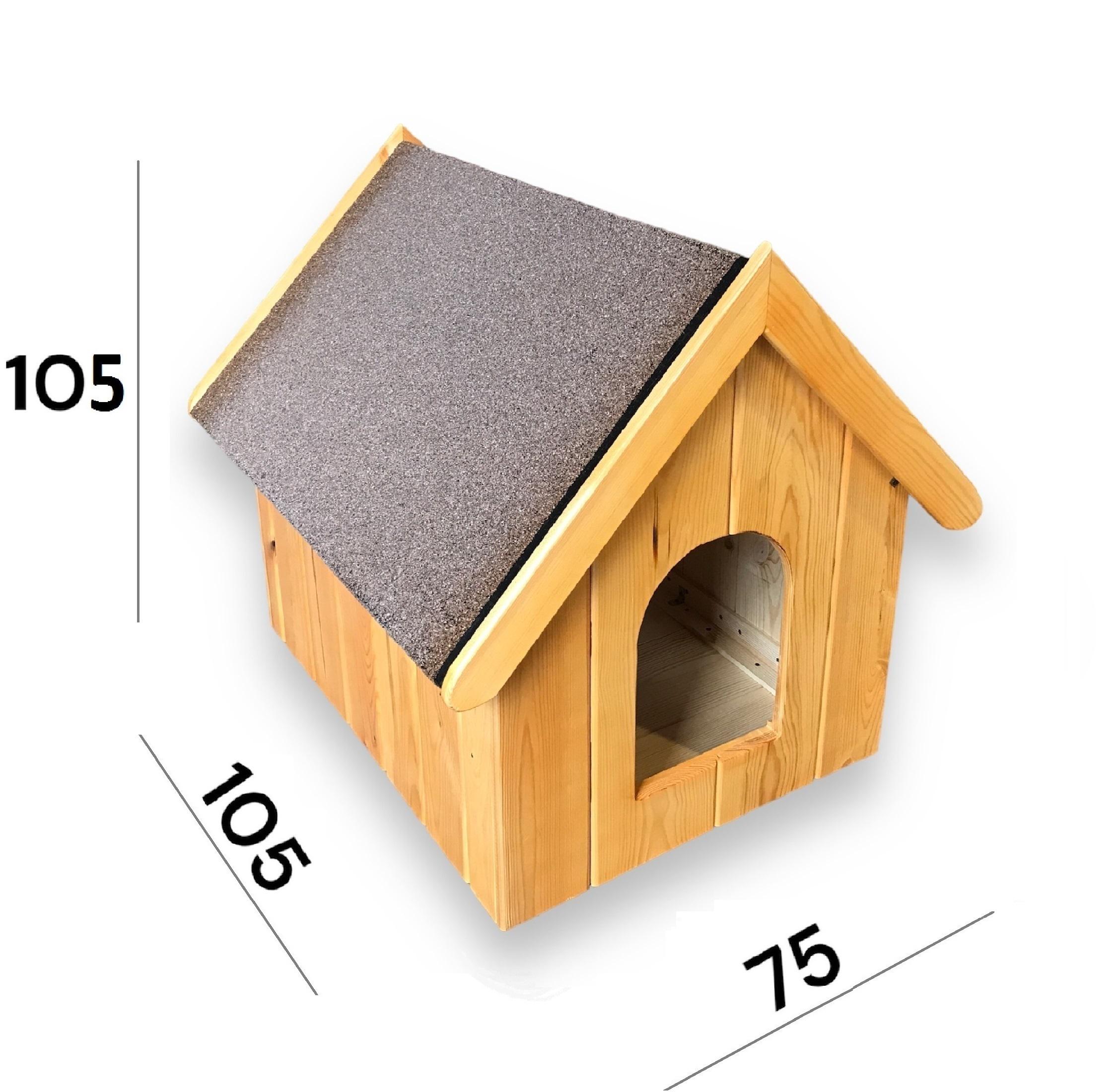 Будка для собаки Боніта стандарт фарбована 75х105х105 см (25206883) - фото 2 Будка для собаки Боніта стандарт фарбована 75х105х105 см (25206883) - фото 2