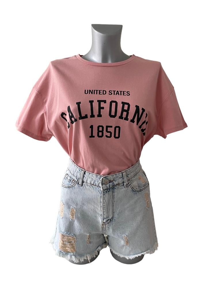 Футболка Principles 73-3033x37 жіноча р. 12 Рожевий (188454-3)