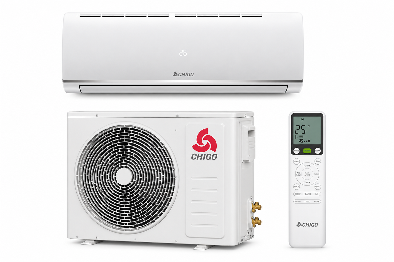 Кондиционер CHIGO CS-35V3G-1B150F DC R32 WI-FI Heat Pump Кондиционер CHIGO CS-35V3G-1B150F DC R32 WI-FI Heat Pump