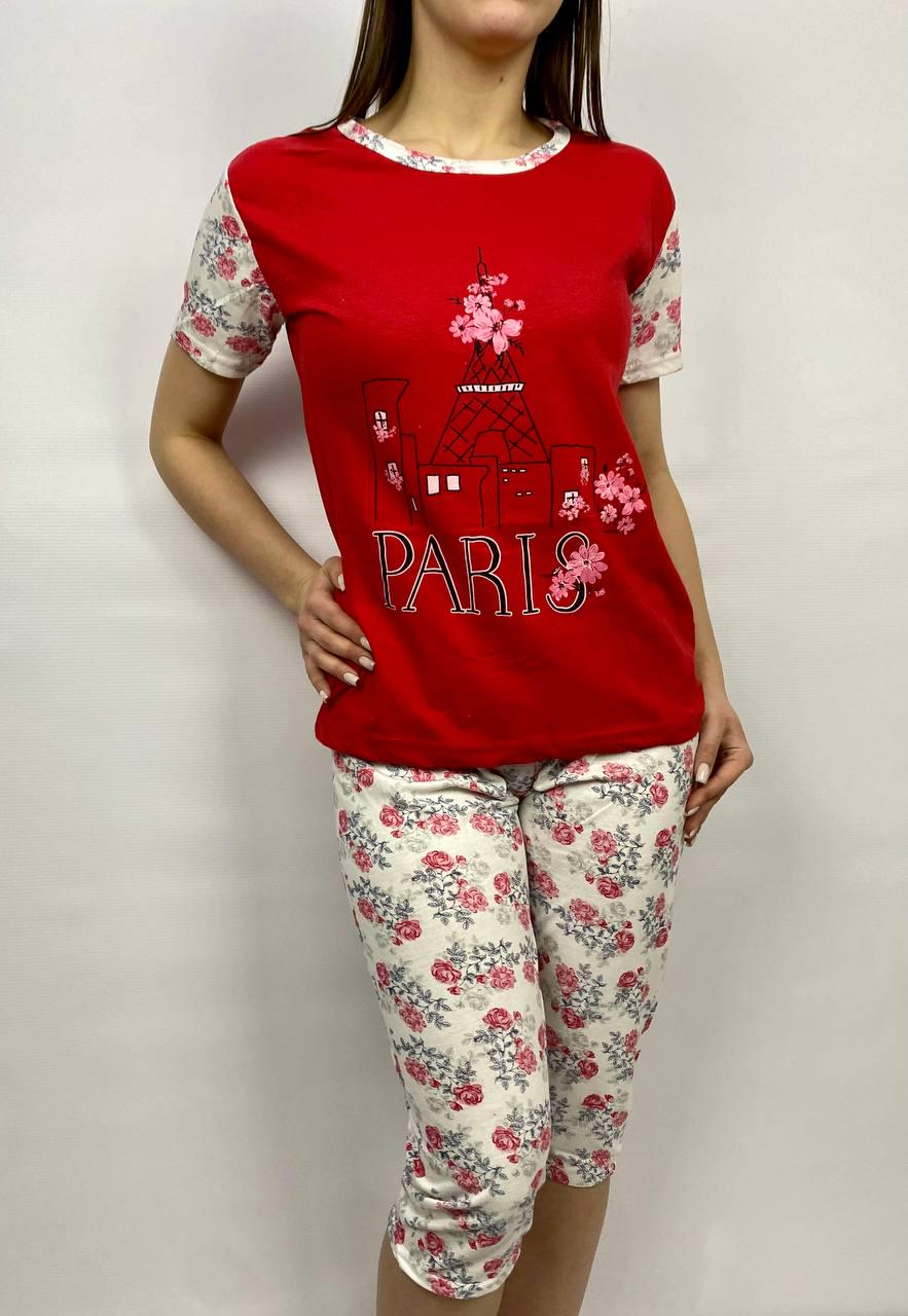 Пижама женская Psris 0975 М Красный - фото 2 Пижама женская Psris 0975 М Красный - фото 2