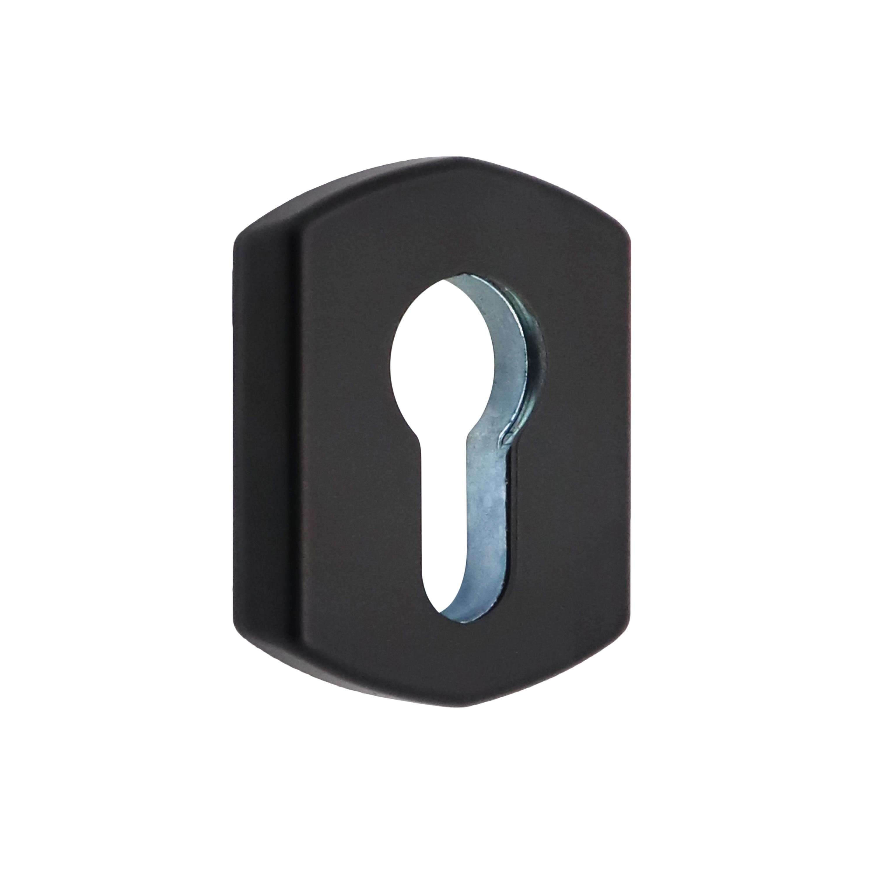 Накладка на сердцевину CISA 07076.71 для врезной антипаники прямоугольная Черный