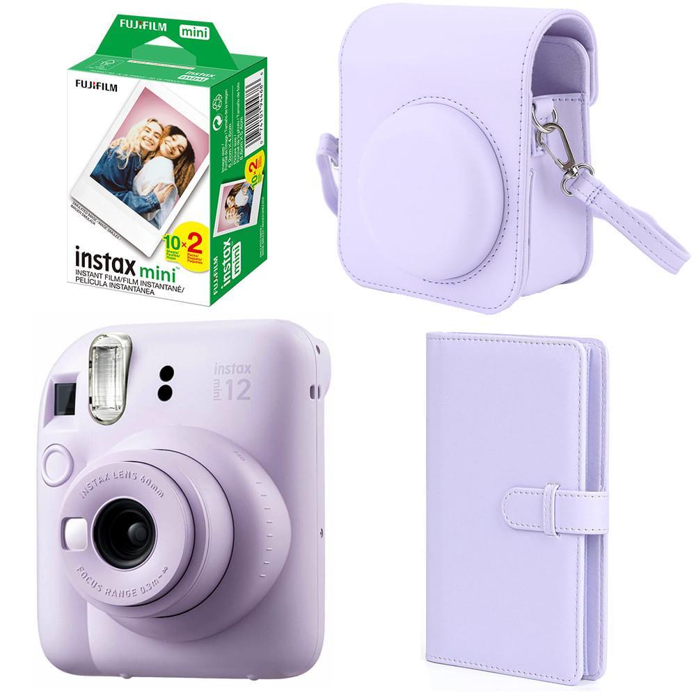 Подарунковий набір Fujifilm Instax Mini 12 фотопапір 20 шт./чохол/фотоальбом 108 фото Фіолетовий