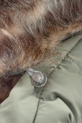 Куртка дитяча C&A стьобана з капюшоном зі штучним хутром на 6-9 міс. - фото 2 Куртка дитяча C&A стьобана з капюшоном зі штучним хутром на 6-9 міс. - фото 2