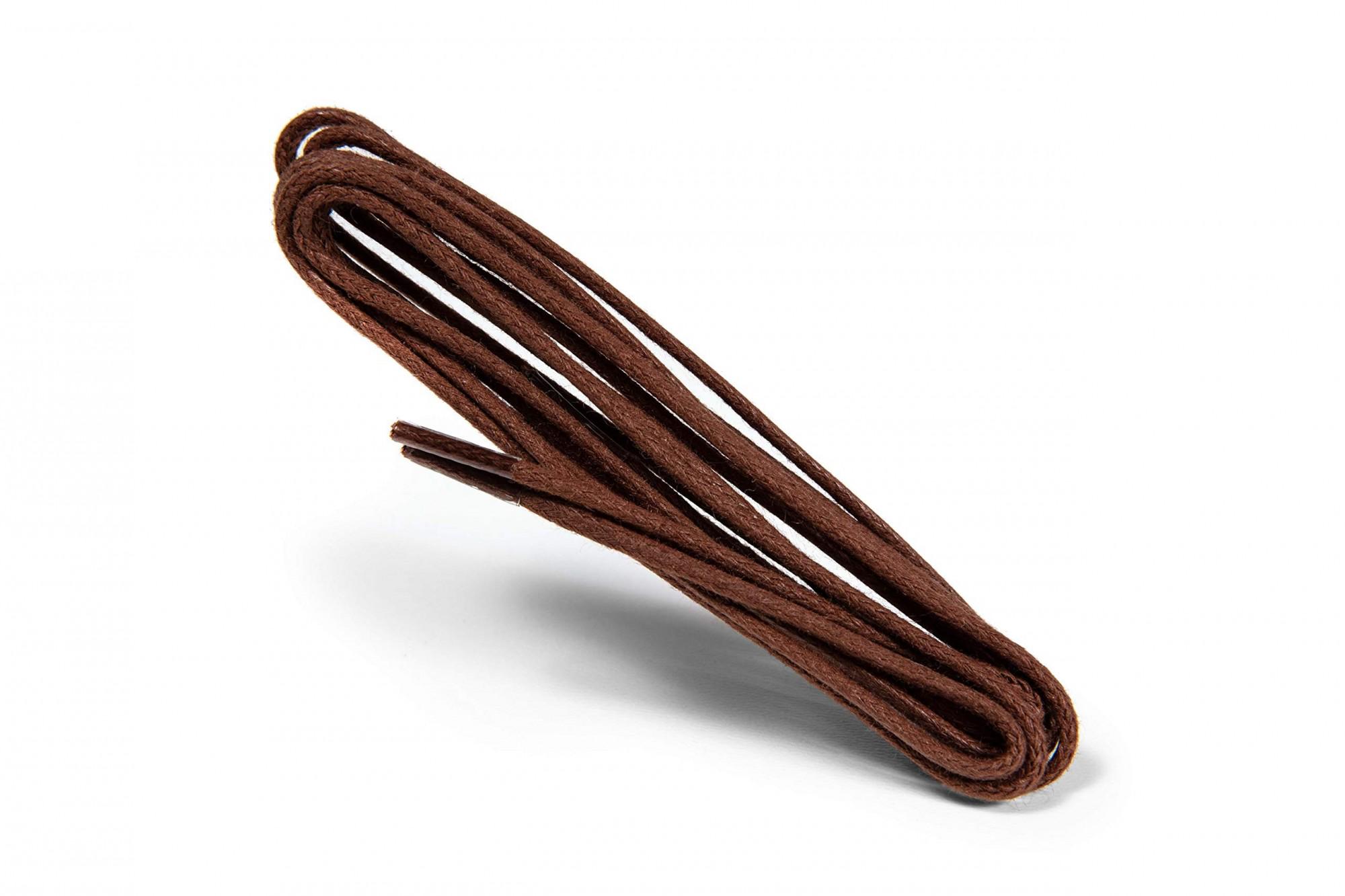 Шнурки для обуви Kaps вощенные тонкие 100 см Коричневый