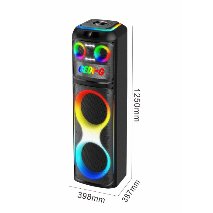 Колонка Bluetooth GD-2125 2х12" - фото 2 Колонка Bluetooth GD-2125 2х12" - фото 2