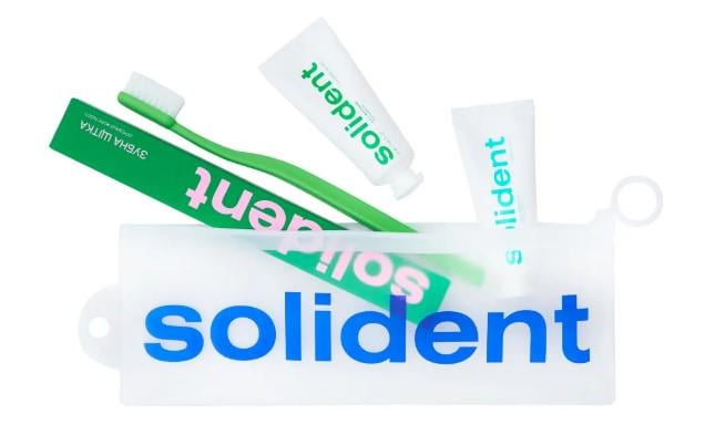 Набор для путешествий Solident Travel Kit Арбуз-Мята 25 мл