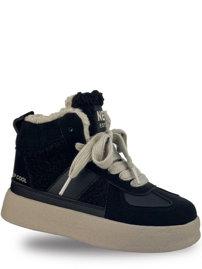 Черевики зимові Jong Golf BN40484-30 на вовні р. 30 Чорно-бежевий