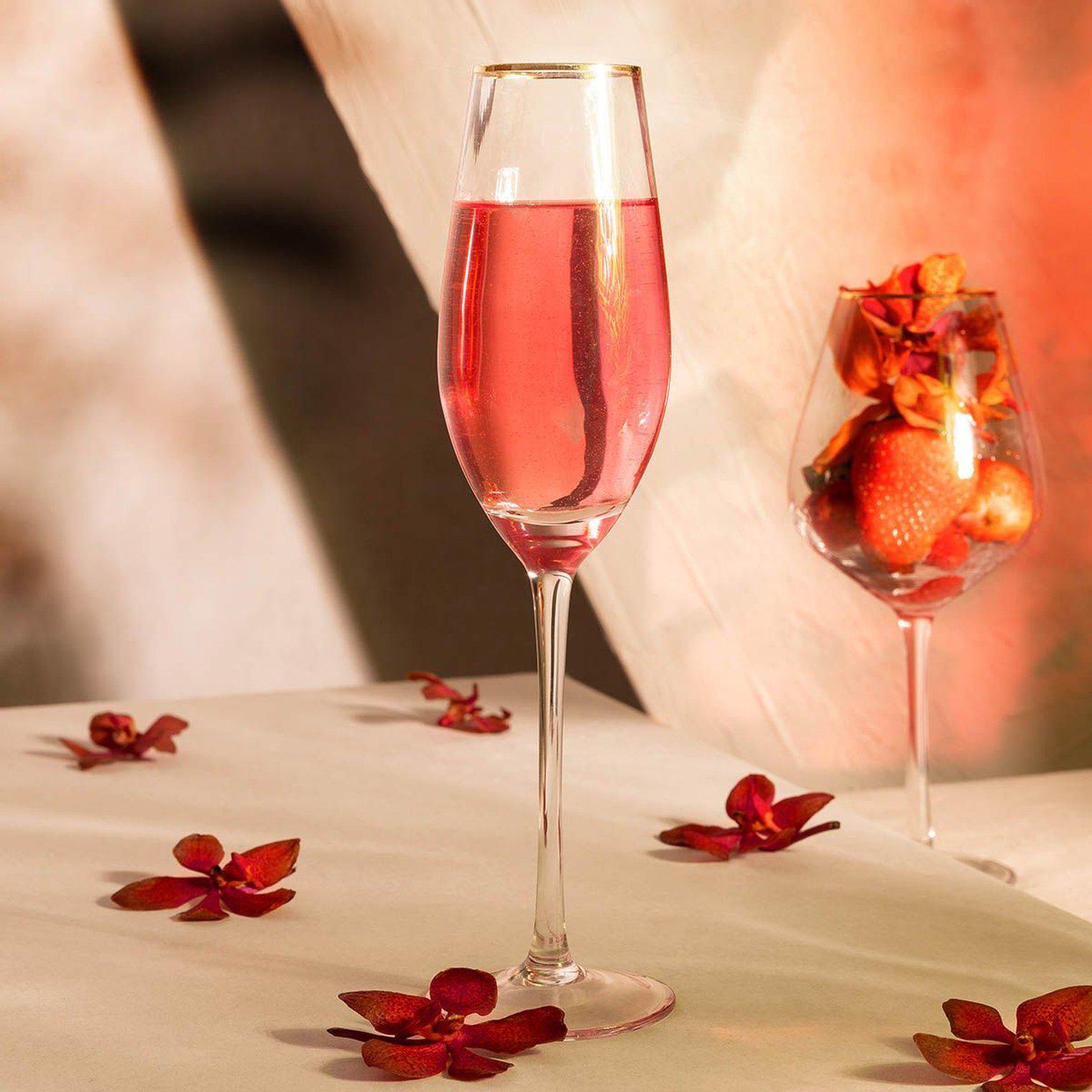 Келих для шампанського Homla FELICE 240 мл Рожевий (159536) - фото 5 Келих для шампанського Homla FELICE 240 мл Рожевий (159536) - фото 5