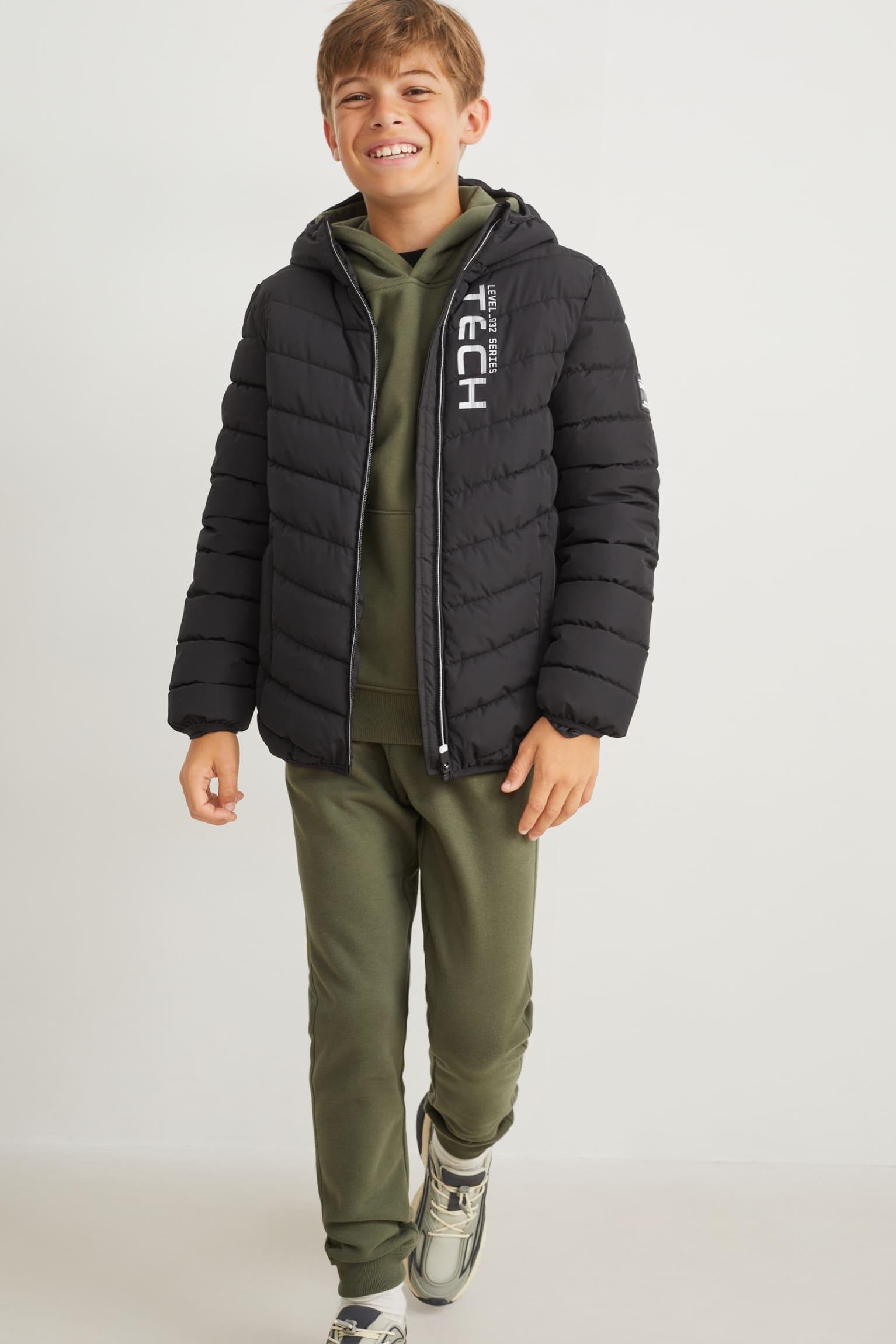 Демісезонна куртка для хлопчика C&A 164 розмір чорна 2200458 - фото 3 Демісезонна куртка для хлопчика C&A 164 розмір чорна 2200458 - фото 3