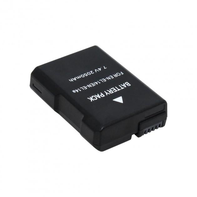 Аккумулятор для Nikon EN-EL14/EN-EL14A 2050 mAh Black (10020e) - фото 1