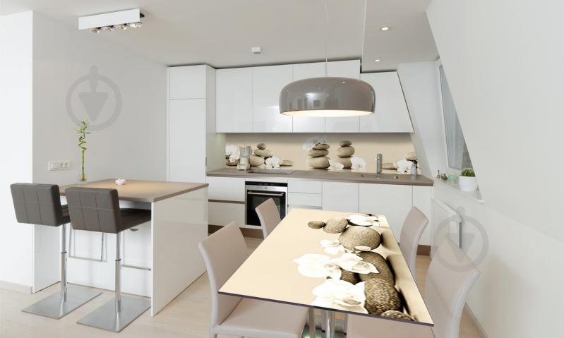 Наклейка виниловая на стол Zatarga «Пирамида Камни» 600х1200 мм Z180610st