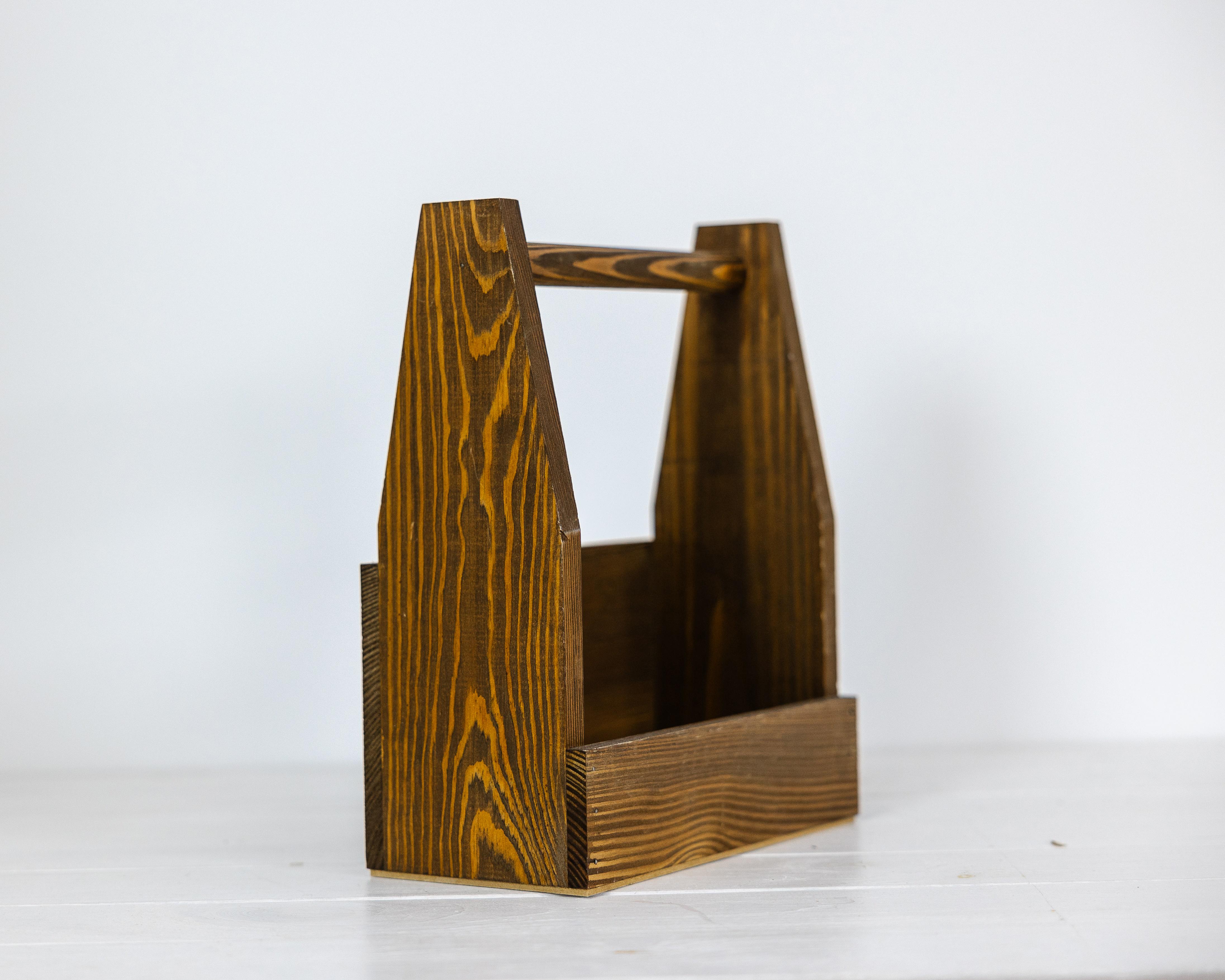 Ящик подарунковий дерев'яний Turbota box Темно-сірий (0002130) - фото 4